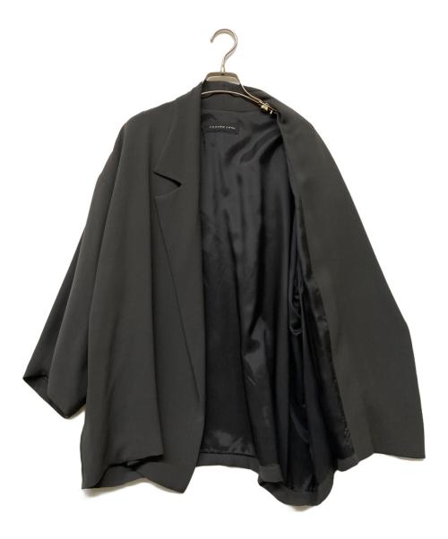 JURGEN LEHL（ヨーガンレール）JURGEN LEHL (ヨーガンレール) 7分袖シルクテーラードジャケット グレー サイズ:Mの古着・服飾アイテム