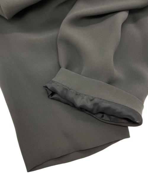 JURGEN LEHL（ヨーガンレール）JURGEN LEHL (ヨーガンレール) 7分袖シルクテーラードジャケット グレー サイズ:Mの古着・服飾アイテム