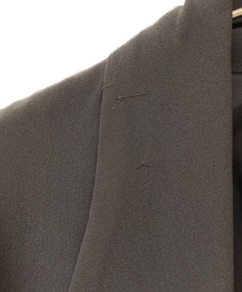 JURGEN LEHL（ヨーガンレール）JURGEN LEHL (ヨーガンレール) 7分袖シルクテーラードジャケット グレー サイズ:Mの古着・服飾アイテム