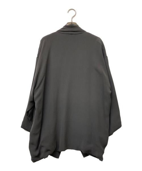 JURGEN LEHL（ヨーガンレール）JURGEN LEHL (ヨーガンレール) 7分袖シルクテーラードジャケット グレー サイズ:Mの古着・服飾アイテム