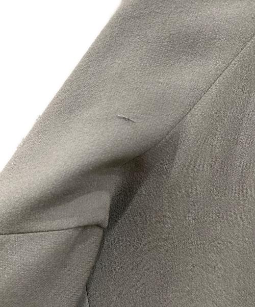 JURGEN LEHL（ヨーガンレール）JURGEN LEHL (ヨーガンレール) 7分袖シルクテーラードジャケット グレー サイズ:Mの古着・服飾アイテム