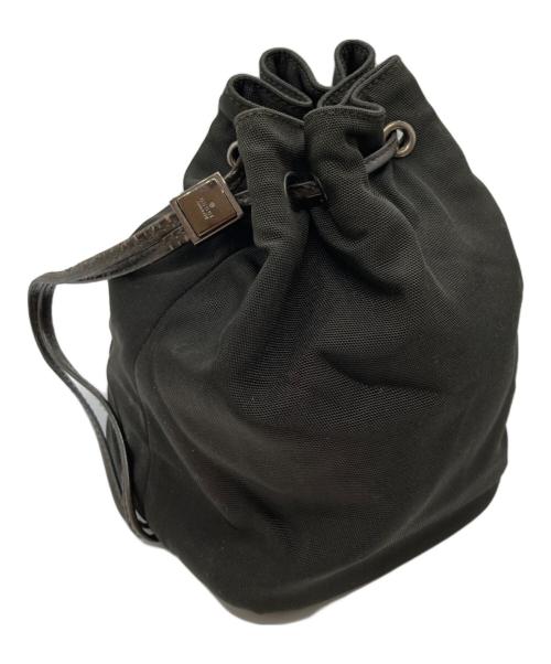 GUCCI（グッチ）GUCCI (グッチ) 巾着バッグ ブラウンの古着・服飾アイテム