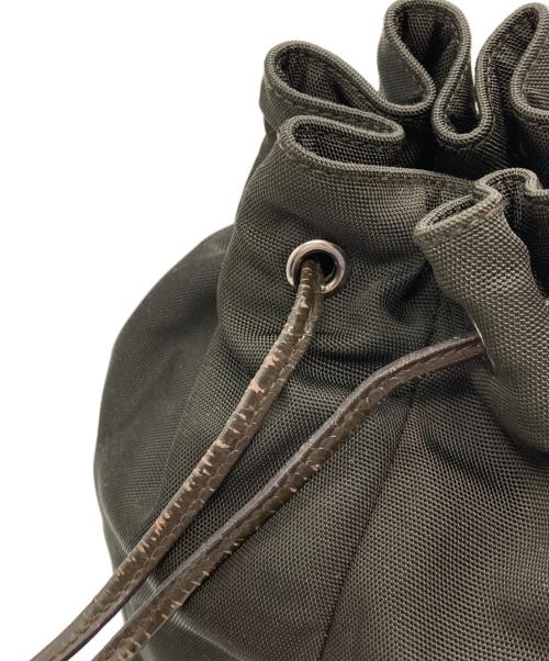 GUCCI（グッチ）GUCCI (グッチ) 巾着バッグ ブラウンの古着・服飾アイテム