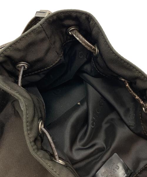 GUCCI（グッチ）GUCCI (グッチ) 巾着バッグ ブラウンの古着・服飾アイテム