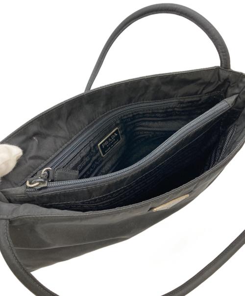 PRADA（プラダ）PRADA (プラダ) ナイロントートバッグ ブラックの古着・服飾アイテム