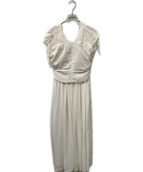 HER LIP TO（ハーリップトゥ）HER LIP TO (ハーリップトゥ) Nuage Airy Dress ホワイト サイズ:S 未使用品の古着・服飾アイテム