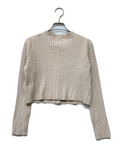 HER LIP TO（ハーリップトゥ）HER LIP TO (ハーリップトゥ) 24AW Essential Classic Cable Knit Set ピンクベージュ サイズ:Mの古着・服飾アイテム