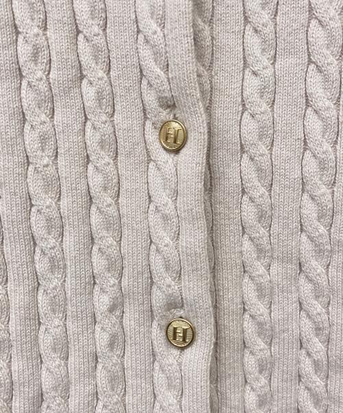 HER LIP TO（ハーリップトゥ）HER LIP TO (ハーリップトゥ) 24AW Essential Classic Cable Knit Set ピンクベージュ サイズ:Mの古着・服飾アイテム