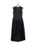 laube blanc（ローブブラン）の古着「Belted Pleats Dress」｜ブラック