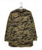 Hysteric Glamourヒステリックグラマー）の古着「M-65 ワッペン付きミリタリージャケット」｜カーキ