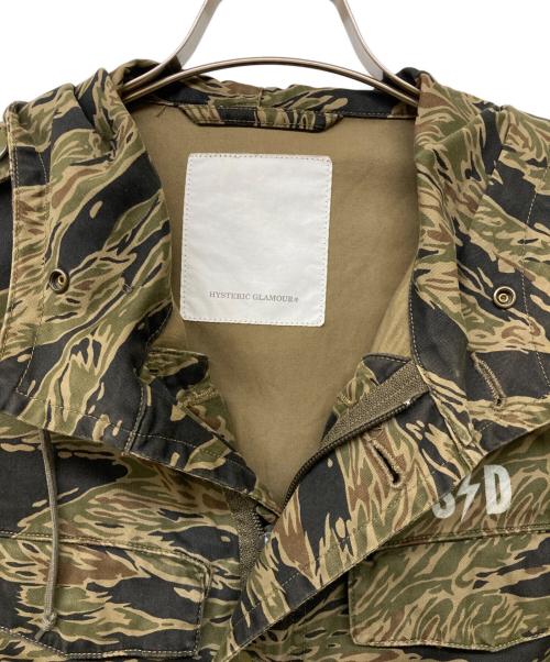 Hysteric Glamour（ヒステリックグラマー）Hysteric Glamour (ヒステリックグラマー) M-65 ワッペン付きミリタリージャケット カーキ サイズ:Sの古着・服飾アイテム