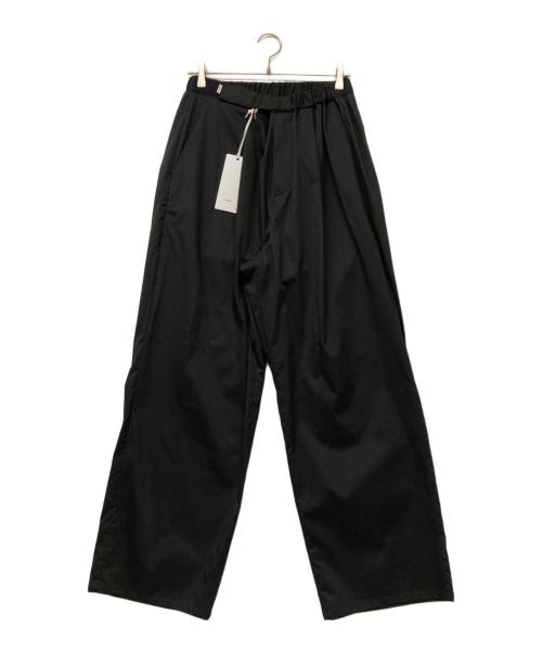 Graphpaper（グラフペーパー）Graphpaper (グラフペーパー) 25SS Solotex Twill Wide Chef Pants ブラック サイズ:2の古着・服飾アイテム