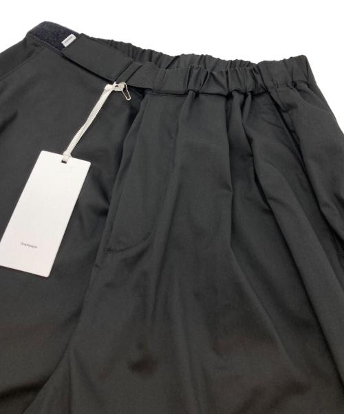 Graphpaper（グラフペーパー）Graphpaper (グラフペーパー) 25SS Solotex Twill Wide Chef Pants ブラック サイズ:2の古着・服飾アイテム