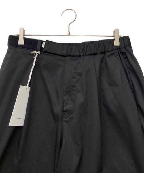 Graphpaper（グラフペーパー）Graphpaper (グラフペーパー) 25SS Solotex Twill Wide Chef Pants ブラック サイズ:2の古着・服飾アイテム