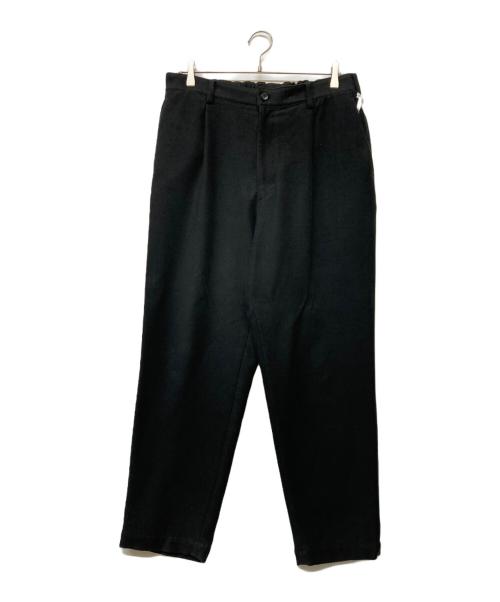 Graphpaper（グラフペーパー）Graphpaper (グラフペーパー) 24AW Supima Moleskin Tapered Trousers ブラック サイズ:2の古着・服飾アイテム
