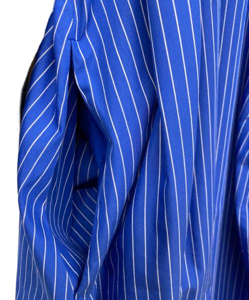 nagonstans（ナゴンスタンス）nagonstans (ナゴンスタンス) circle-sleeves dress ブルー×グレー サイズ:Sの古着・服飾アイテム