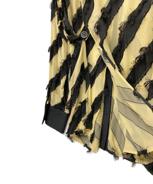 UNITED TOKYO（ユナイテッドトーキョー）UNITED TOKYO (ユナイテッドトーキョー) パンシェジャガードシャツ ベージュ×ブラック サイズ:FREEの古着・服飾アイテム