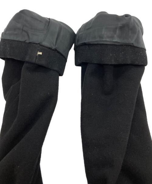 BURBERRY BLUE LABEL（バーバリー ブルー レーベル）BURBERRY BLUE LABEL (バーバリーロンドンブルーレーベル) カシミヤブレンドジップジャケット ブラック サイズ:38の古着・服飾アイテム