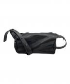 ear PAPILLONNERイアパピヨネ）の古着「ボックスショルダーバッグ」｜ブラック