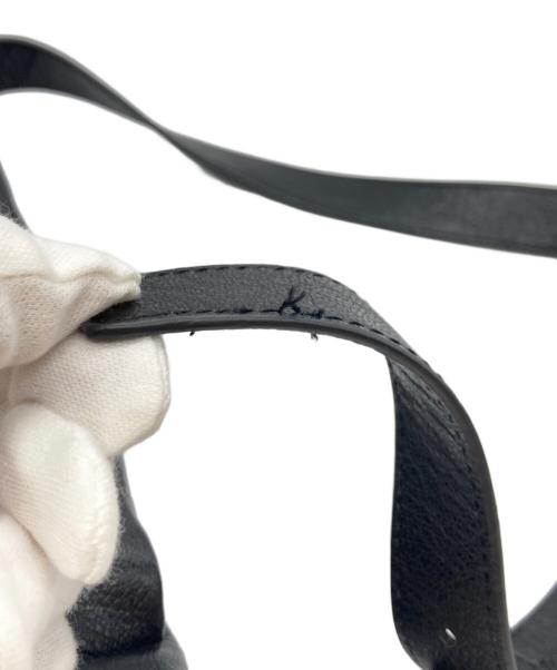 ear PAPILLONNER（イアパピヨネ）ear PAPILLONNER (イアパピヨネ) ボックスショルダーバッグ ブラックの古着・服飾アイテム