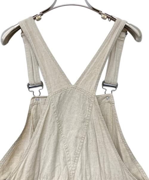 Columbia（コロンビア）Columbia (コロンビア) 古着リネンブレンドオーバーオール ベージュ サイズ:SIZE XXXLの古着・服飾アイテム