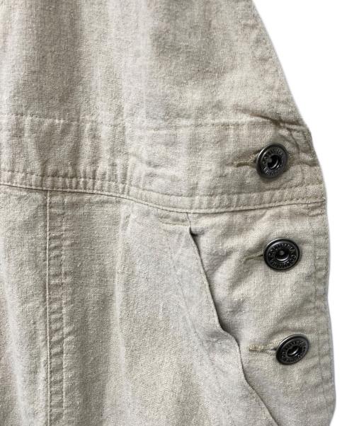 Columbia（コロンビア）Columbia (コロンビア) 古着リネンブレンドオーバーオール ベージュ サイズ:SIZE XXXLの古着・服飾アイテム