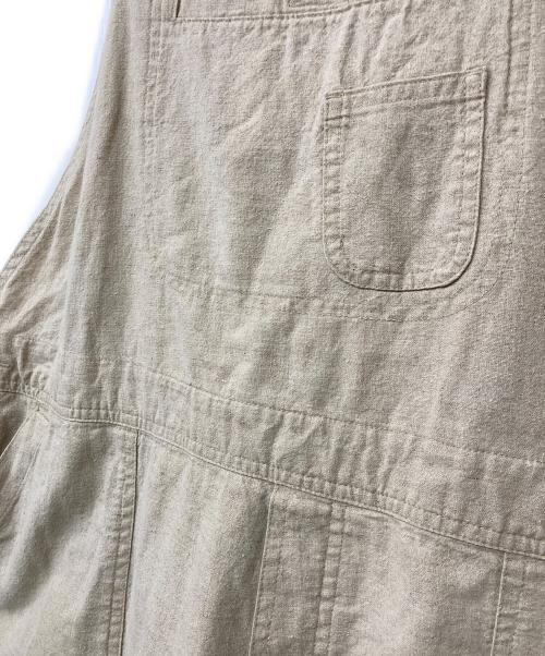 Columbia（コロンビア）Columbia (コロンビア) 古着リネンブレンドオーバーオール ベージュ サイズ:SIZE XXXLの古着・服飾アイテム