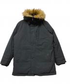 G.H.BASS&CO.ジー・エイチ・バス・コー）の古着「ファー付きダウンジャケット」｜ブラック