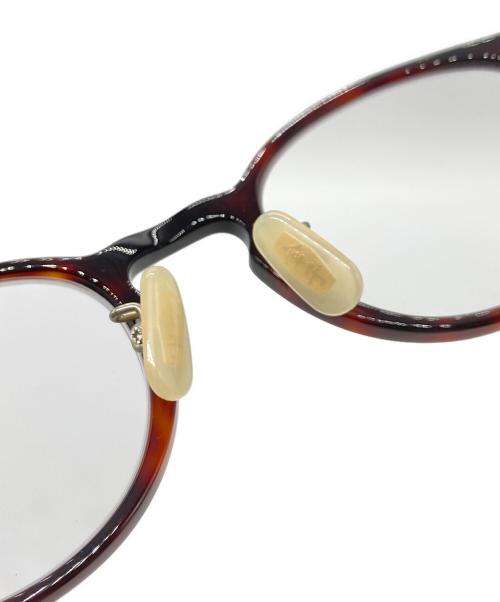 金子眼鏡（カネコガンキョウ）金子眼鏡 (カネコガンキョウ) KV-38 RDDE 眼鏡 ブラウン サイズ:46□21-148の古着・服飾アイテム