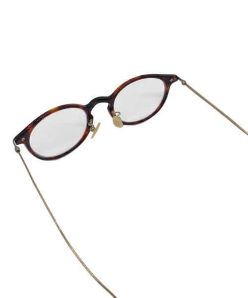 金子眼鏡（カネコガンキョウ）金子眼鏡 (カネコガンキョウ) KV-38 RDDE 眼鏡 ブラウン サイズ:46□21-148の古着・服飾アイテム