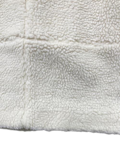 JOURNAL STANDARD relume（ジャーナルスタンダード レリューム）JOURNAL STANDARD relume (ジャーナルスタンダード レリューム) ウォッシャブルボアマフラー付きブルゾン アイボリー サイズ:Freeの古着・服飾アイテム