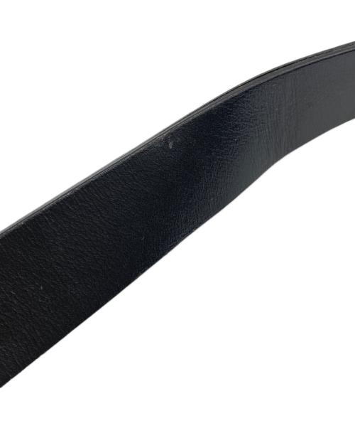 GUCCI（グッチ）GUCCI (グッチ) Gバックルレザーベルト ブラックの古着・服飾アイテム