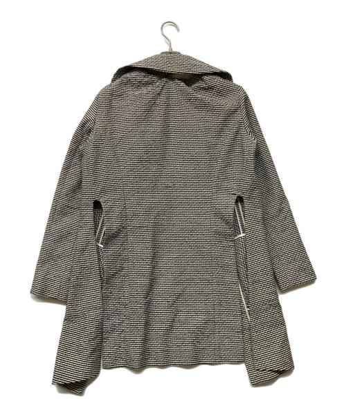 MARNI（マルニ）MARNI (マルニ) 14SS サイドスリットベルテッドコート ホワイト×ブラック サイズ:38の古着・服飾アイテム