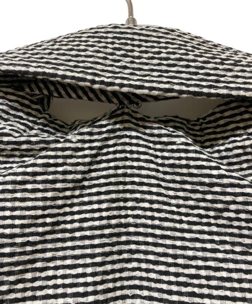 MARNI（マルニ）MARNI (マルニ) 14SS サイドスリットベルテッドコート ホワイト×ブラック サイズ:38の古着・服飾アイテム