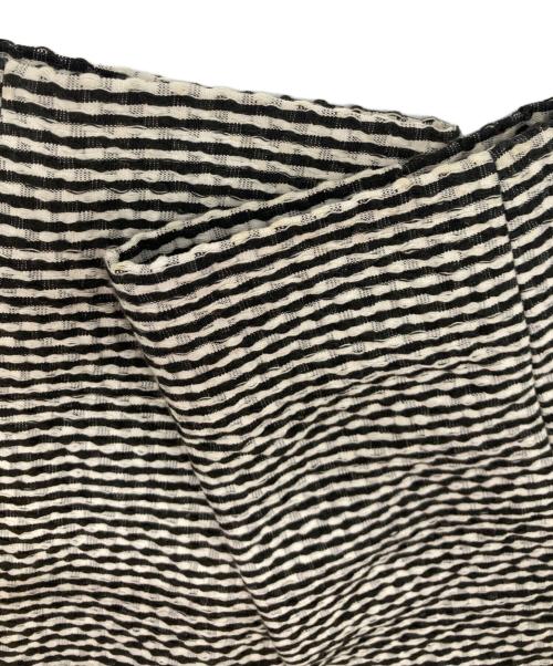 MARNI（マルニ）MARNI (マルニ) 14SS サイドスリットベルテッドコート ホワイト×ブラック サイズ:38の古着・服飾アイテム