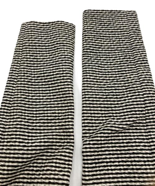 MARNI（マルニ）MARNI (マルニ) 14SS サイドスリットベルテッドコート ホワイト×ブラック サイズ:38の古着・服飾アイテム