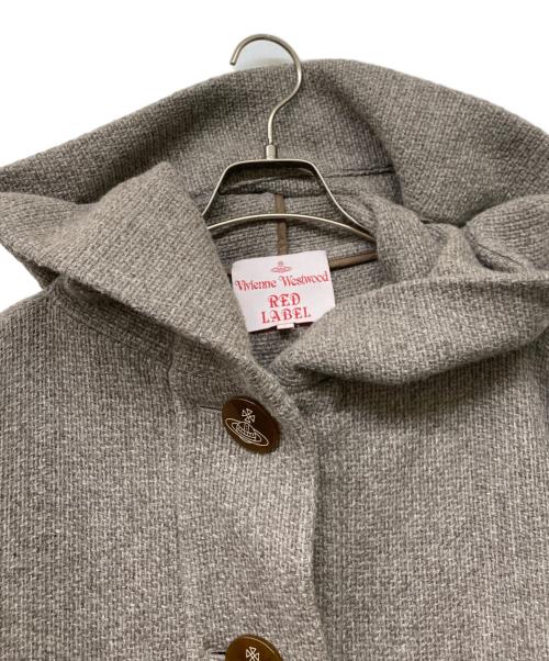 Vivienne Westwood RED LABEL（ヴィヴィアンウエストウッドレッドレーベル）Vivienne Westwood RED LABEL (ヴィヴィアンウエストウッドレッドレーベル) 変形ドルマンスリーブウールコート ベージュ サイズ:2の古着・服飾アイテム