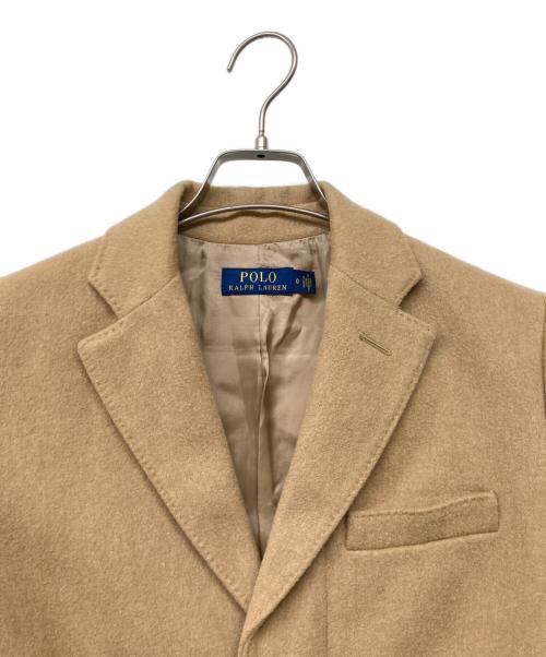 POLO RALPH LAUREN（ポロ・ラルフローレン）POLO RALPH LAUREN (ポロ・ラルフローレン) ウールカシミヤチェスターコート ブラウンの古着・服飾アイテム