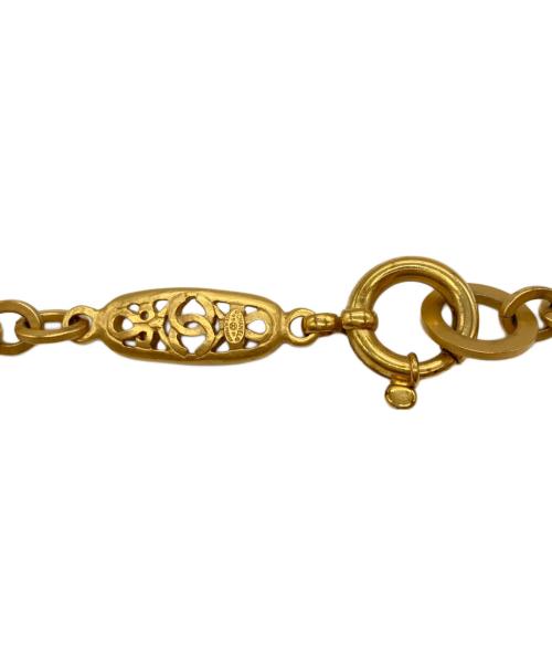 CHANEL（シャネル）CHANEL (シャネル) 90s ココマークメタルフェイクパールネックレスの古着・服飾アイテム