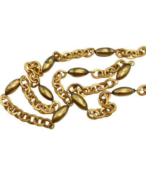 CHANEL（シャネル）CHANEL (シャネル) 90s ココマークメタルフェイクパールネックレスの古着・服飾アイテム