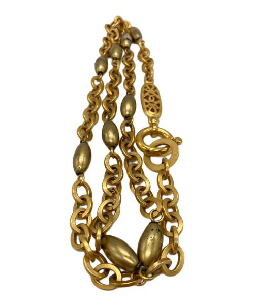 CHANEL（シャネル）CHANEL (シャネル) 90s ココマークメタルフェイクパールネックレスの古着・服飾アイテム