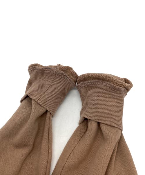 MUVEIL（ミュベール）MUVEIL (ミュベール) フラワーモチーフ刺繍プルオーバースウェット ブラウン サイズ:sizeMの古着・服飾アイテム