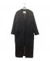 RITO（リト）の古着「18AW NO COLLAR COAT WITH DOUBLE POCKETS」｜ブラック