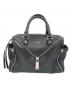 DIESEL（ディーゼル）の古着「LE-ZIPPER 2WAY LEATHER SHOULDER BAG」｜ブラック