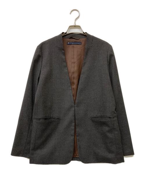 martinique（マルティニーク）martinique (マルティニーク) ノーカラージャケット グレー サイズ:-の古着・服飾アイテム