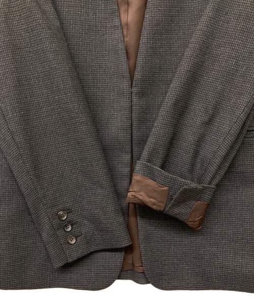 martinique（マルティニーク）martinique (マルティニーク) ノーカラージャケット グレー サイズ:-の古着・服飾アイテム