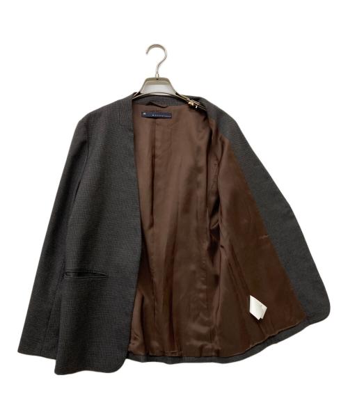 martinique（マルティニーク）martinique (マルティニーク) ノーカラージャケット グレー サイズ:-の古着・服飾アイテム