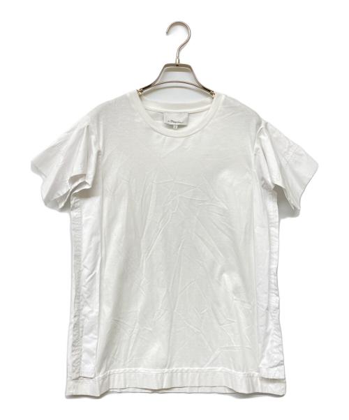 3.1 phillip lim（スリーワンフィリップリム）3.1 phillip lim (スリーワンフィリップリム) 切替カットソー ホワイト サイズ:SIZE Mの古着・服飾アイテム