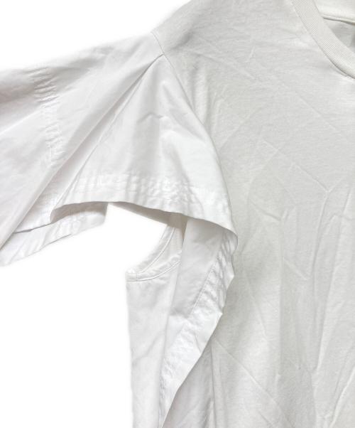 3.1 phillip lim（スリーワンフィリップリム）3.1 phillip lim (スリーワンフィリップリム) 切替カットソー ホワイト サイズ:SIZE Mの古着・服飾アイテム