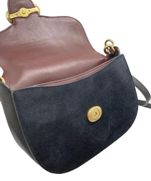 COACH（コーチ）COACH (コーチ) キャット サドル バッグ ブラックの古着・服飾アイテム
